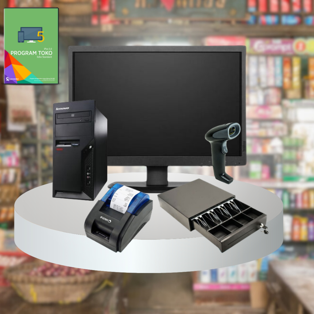 PAKET PROGAM KASIR TOKO SEMBAKO / PAKET KASIR / PAKET KOMPUTER KASIR