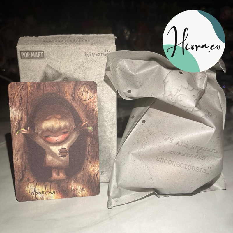 (selected) hirono reshape original pop mart hirono reshape series figure - woodcarving