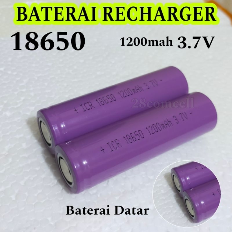 Batere Cas / battery / baterai 18650 kipas angin Swatt Baterai kipas angin mini