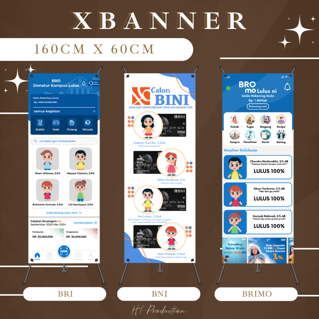 X BANNER WISUDA PART 2 | Banner Sidang