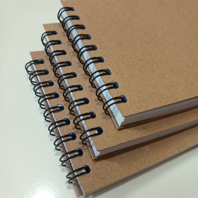 

[Gratis Ongkir] Notebook Mini B7 Aesthetic 40 lembar Buku Saku Polos Spiral Buku Catatan Mini Craft