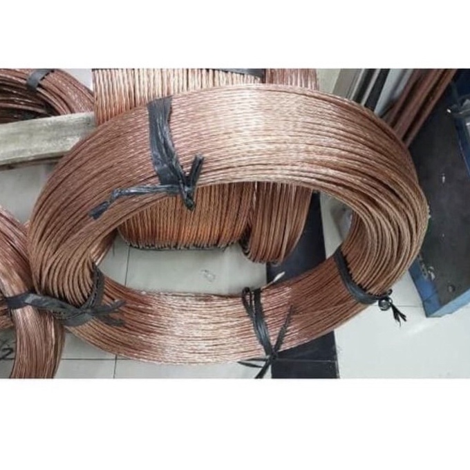 Mega Kabel bc 25mm grounding penangkal petir BC 25mm penyalur petir kabel banci 25mm bare copper 25m