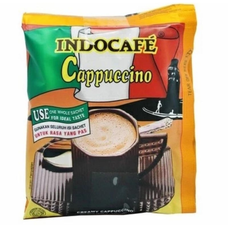 

Indocafe Cappuccino renteng isi 10 sach