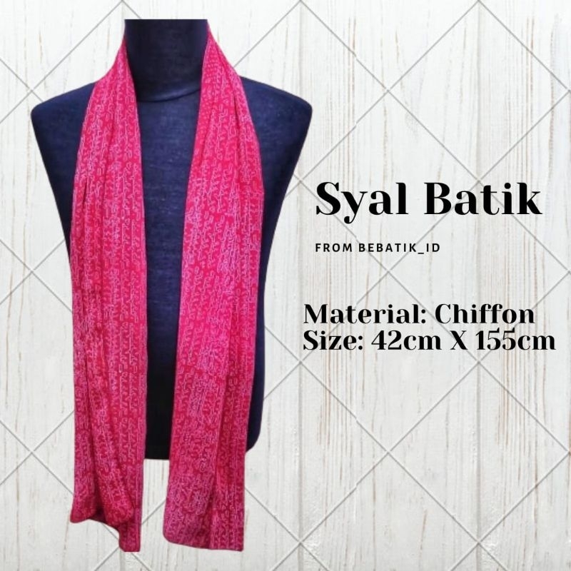 Batik Scarf Batik Syal Accessories Batik
