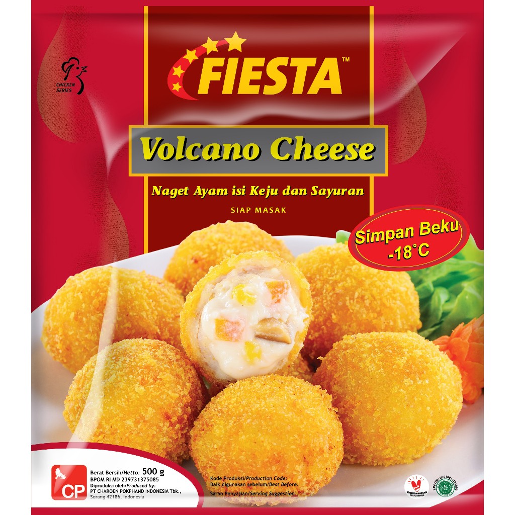 

Fiesta Nugget Volcano Cheese 500 Gram