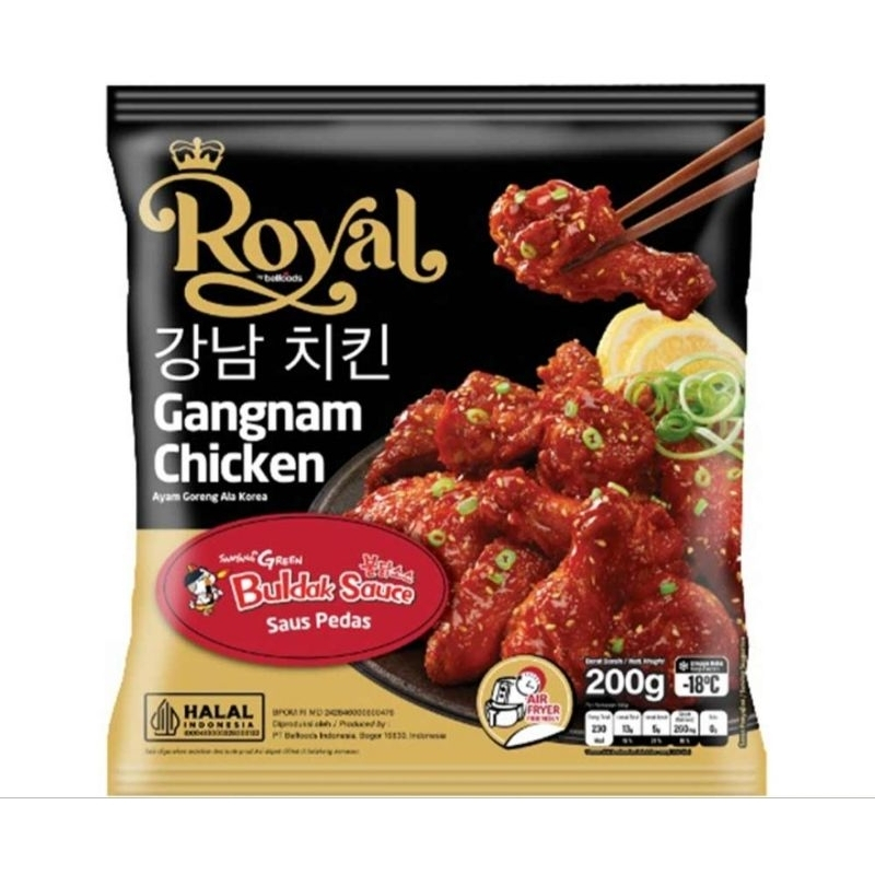 

Belfoods Royal Gangnam Chicken with Buldak Sauce 200 Gram