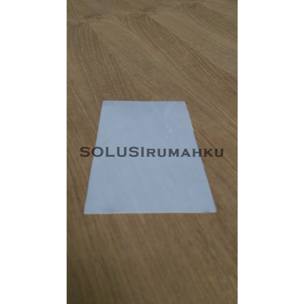 ( 1 ROLL = 50 MTR ) Fiber Pagar EXCEL PUTIH POLOS / Plastik Tutup Pagar