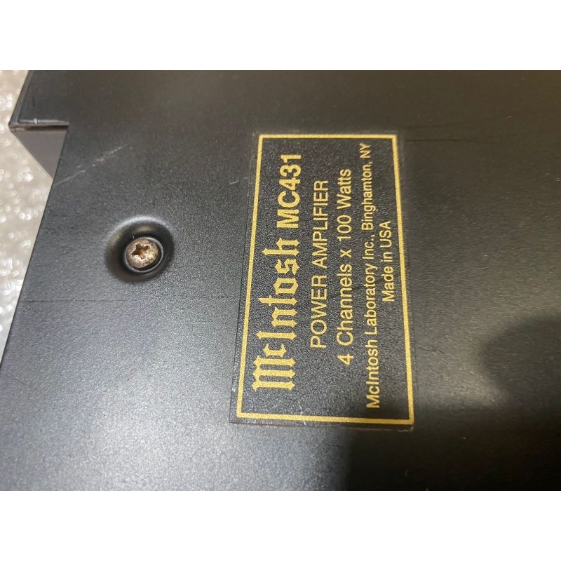 McIntosh Mx4000 dan MDA 4000 dan power MCC431