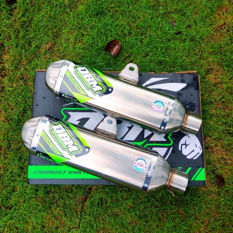 Silincer klx150, crf150 supermoto kapsul inlet 38 panjang 40cm original DBM