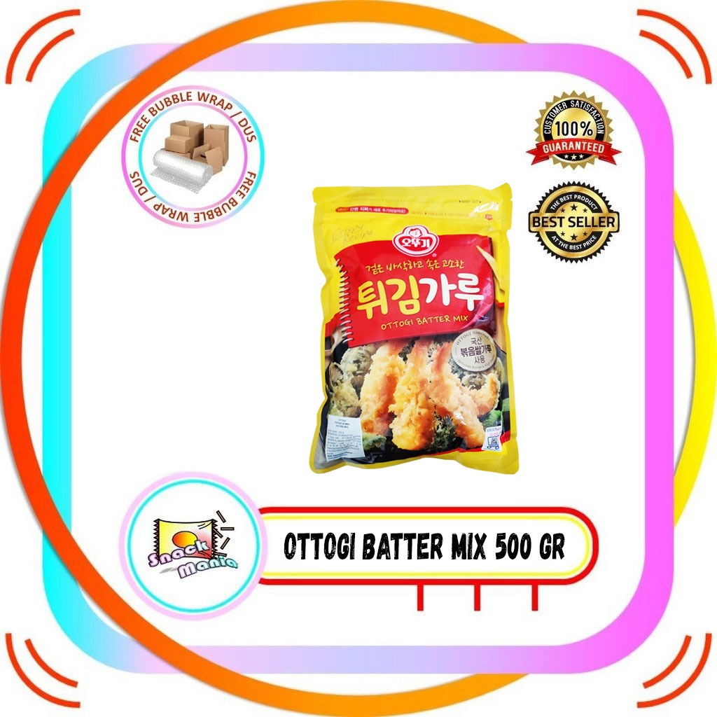 

Ottogi Tepung Bumbu Frying Batter Mix 500 gr Crispy Recipe