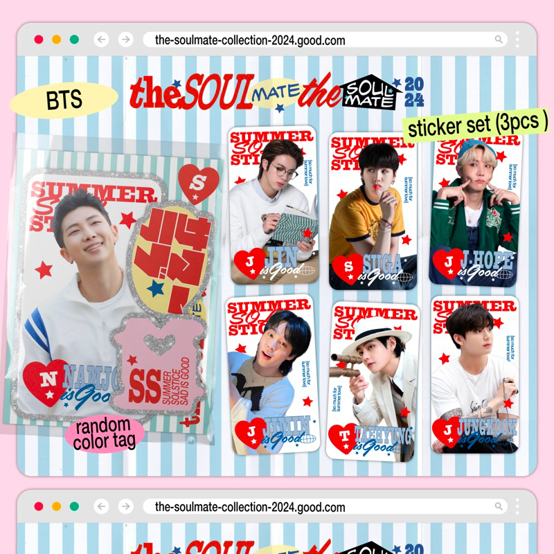 

BTS sticker set - the SOULmate