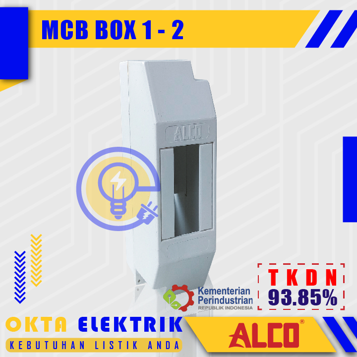 MCB BOX 1 - 2 GANG / MCB METERAN 2 GANG- ALCO