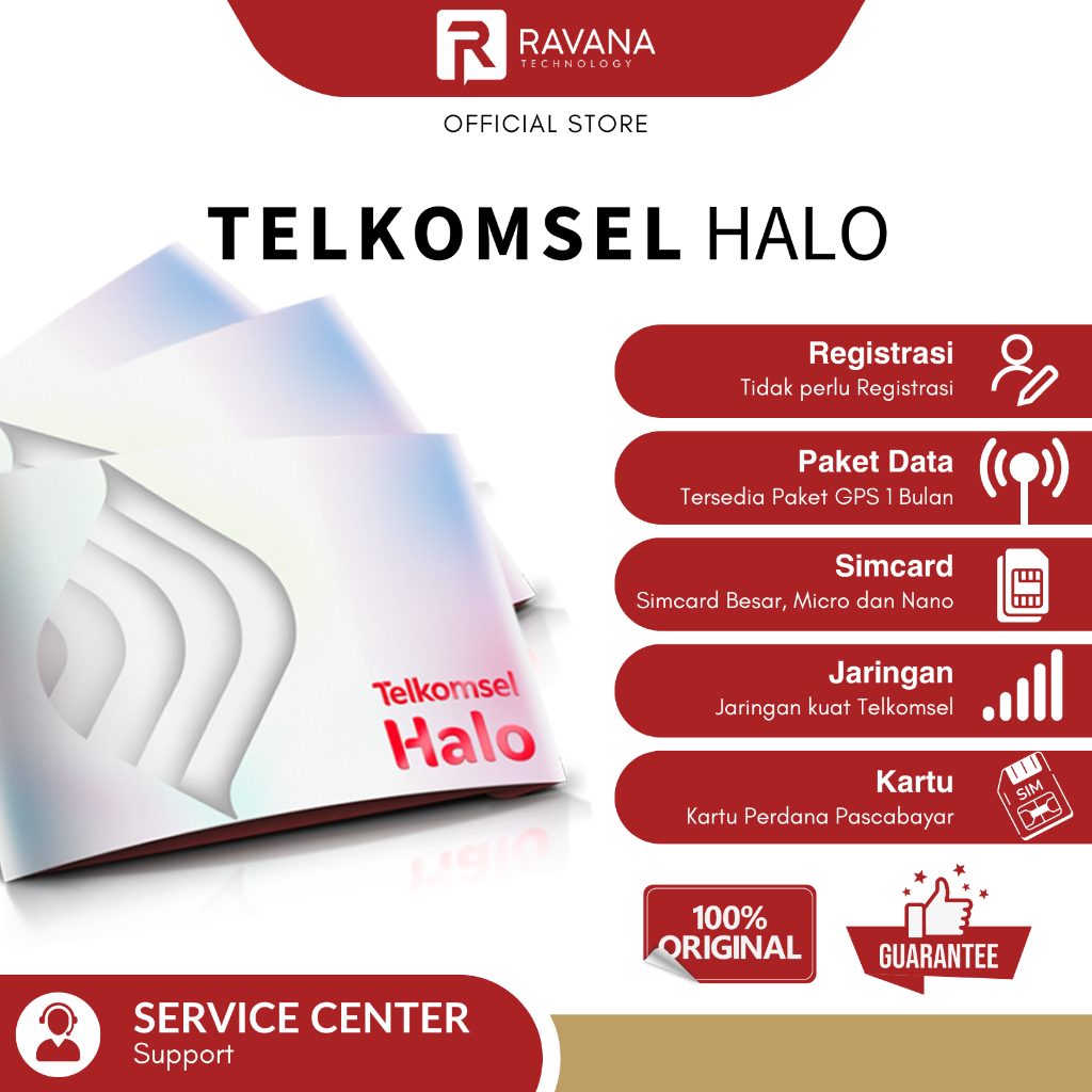 GPS Tracker SimCard Telkomsel Halo