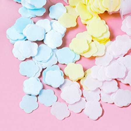 Sabun Kertas Mini Motif Bunga / Sabun Kertas Praktis