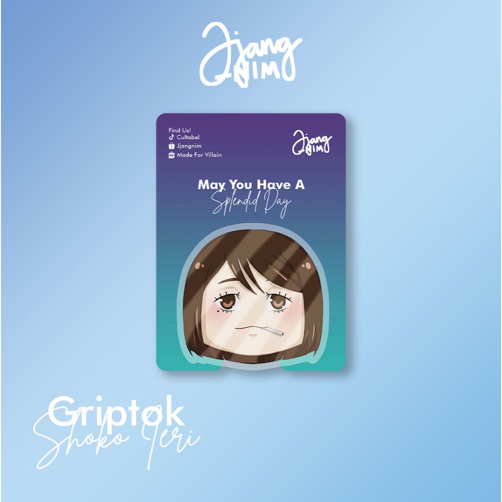 Griptok Popsocket Shoko Ieri Jujutsu Kaisen