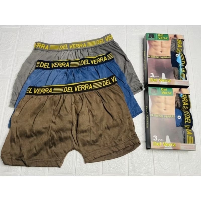 BOXER DEL VERRA | CELANA DALAM BOXER PRIA DEWASA | SOT PRIA | SLEK PRIA | SARAWA KOTOK PRIA | BOXER 