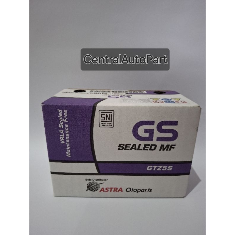 Aki GS ORIGINAL GTZ5S / AKI VARIO / AKI BEAT F1 / AKI MIO J / AKI MOTOR KHARISMA
