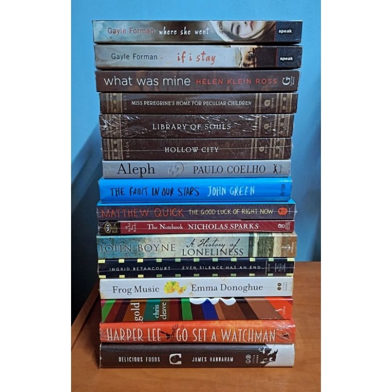 Buku Preloved, Novel Preloved, Novel Inggris