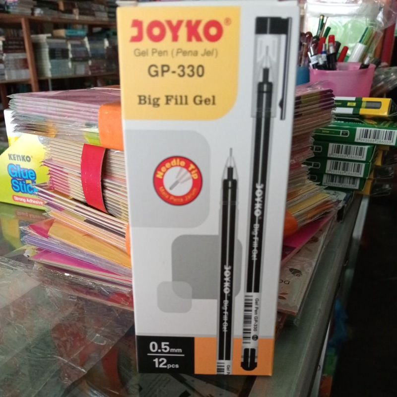 

1 kotak ( isi 12 ) JOYKO gel pen ( pena jel ) GP - 330
