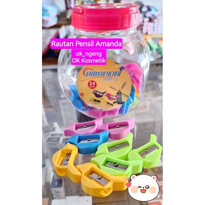 

ok_ngeng (ORI) AMANDA Rautan Pensil Karakter RANDOM WARNA (Bisa COD)