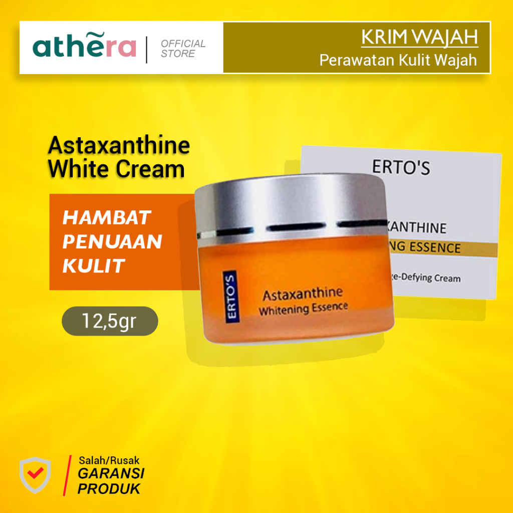 Ertos Astaxantine Cream 12,5g - Krim Penghilang Flek Hitam Original BPOM