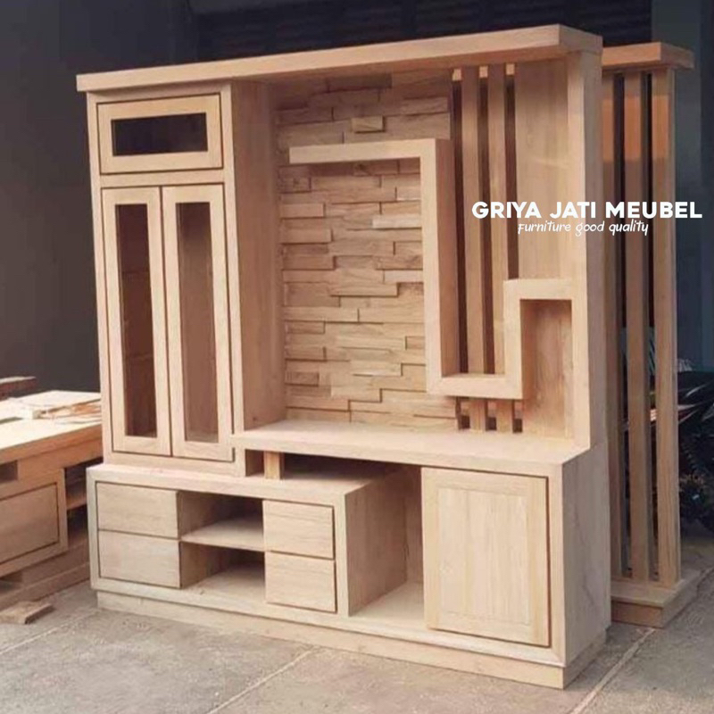 bufet tv partisi | bufet penyekat ruangan