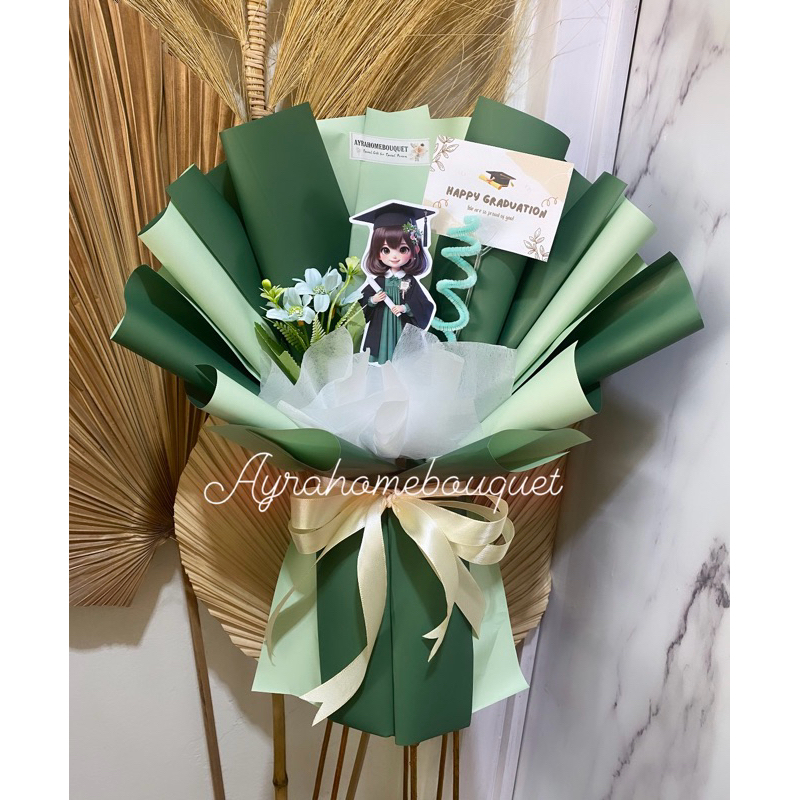 [BUKET TOPER] Buket Bucket Bunga Toper Topper Wisuda Perpisahan Kelulusan Graduation Anak Tk Sd Mura