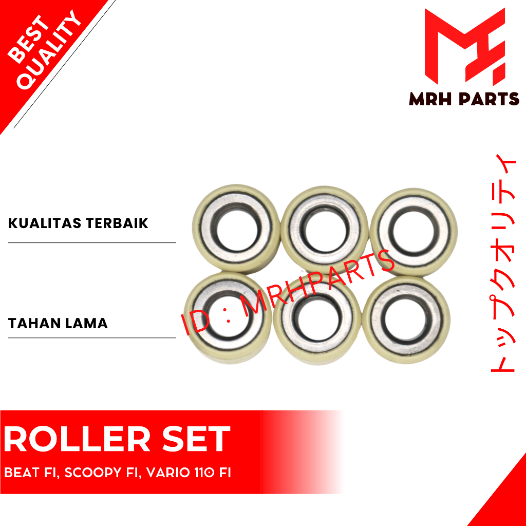 Roller set Roller Beat fi Scoopy fi Vario karbu Vario 110 fi KVB 1set