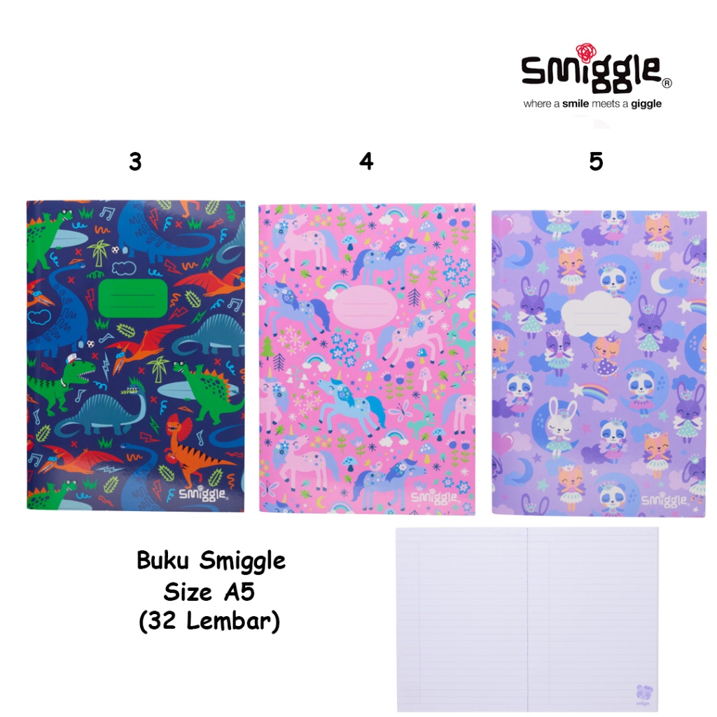 

BUKU TULIS SMIGGLE | BUKU TULIS ANAK | NOTEBOOK SMIGGLE