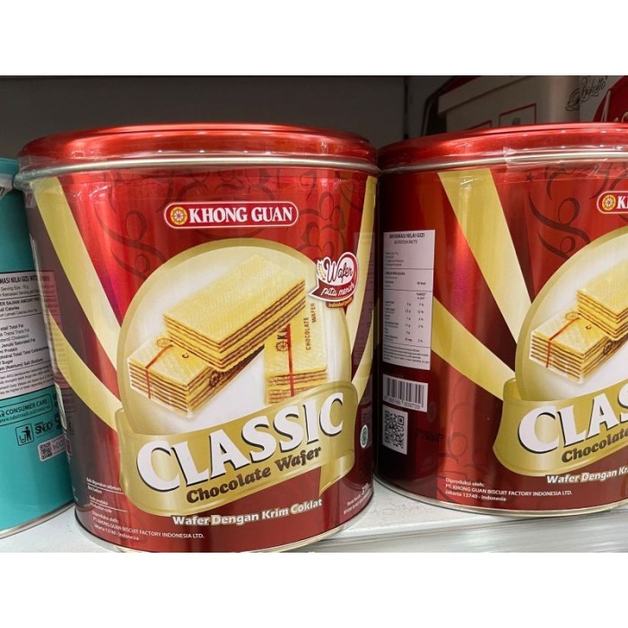 

Khong Guan Wafer Classic Chocolate Tin 310gr