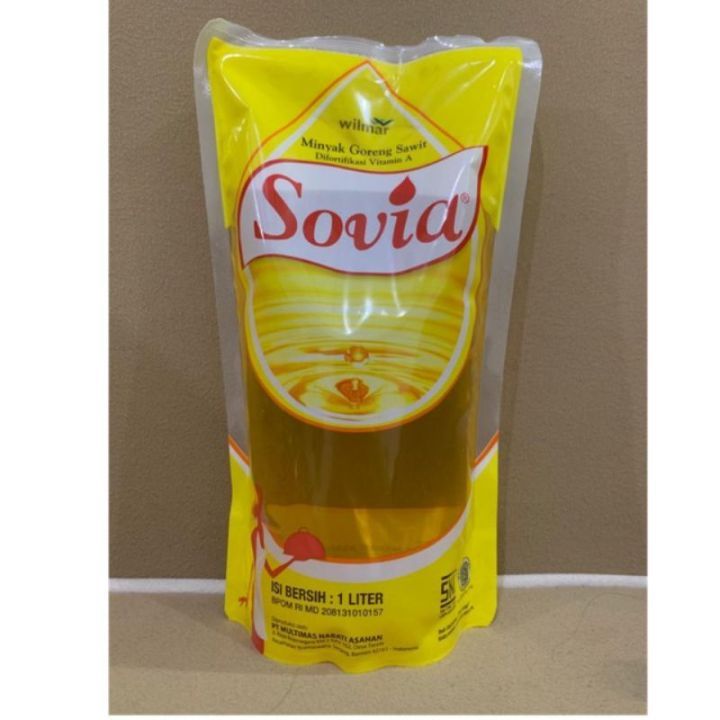 

Sovia Minyak Goreng Kemasan 1 Liter / 2 Liter