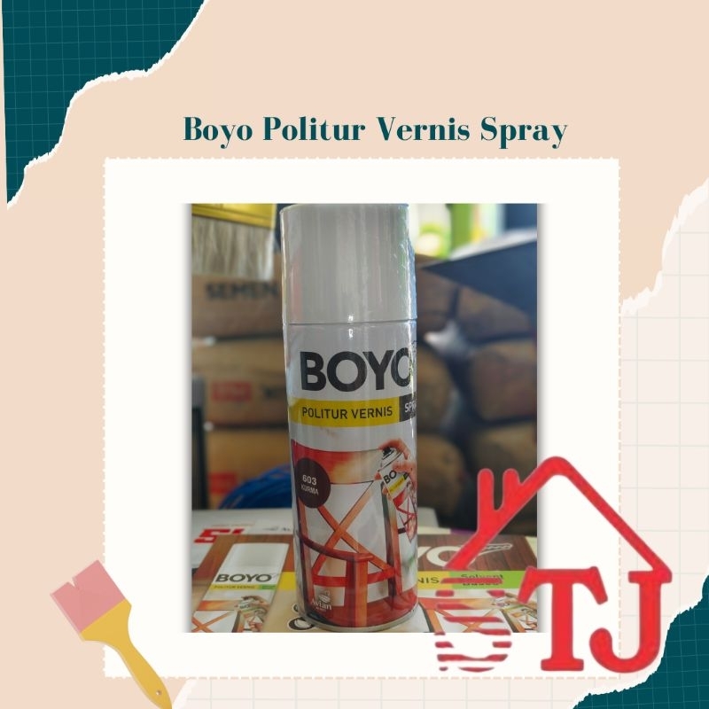 Boyo Politur Vernis Spray
