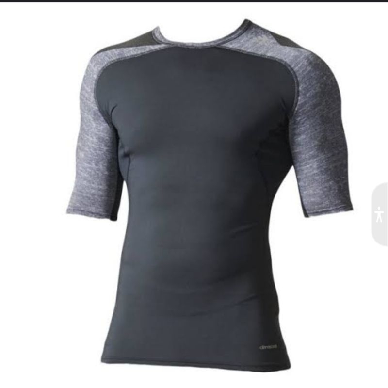 Adidas techfit compression baju olahraga pria size L