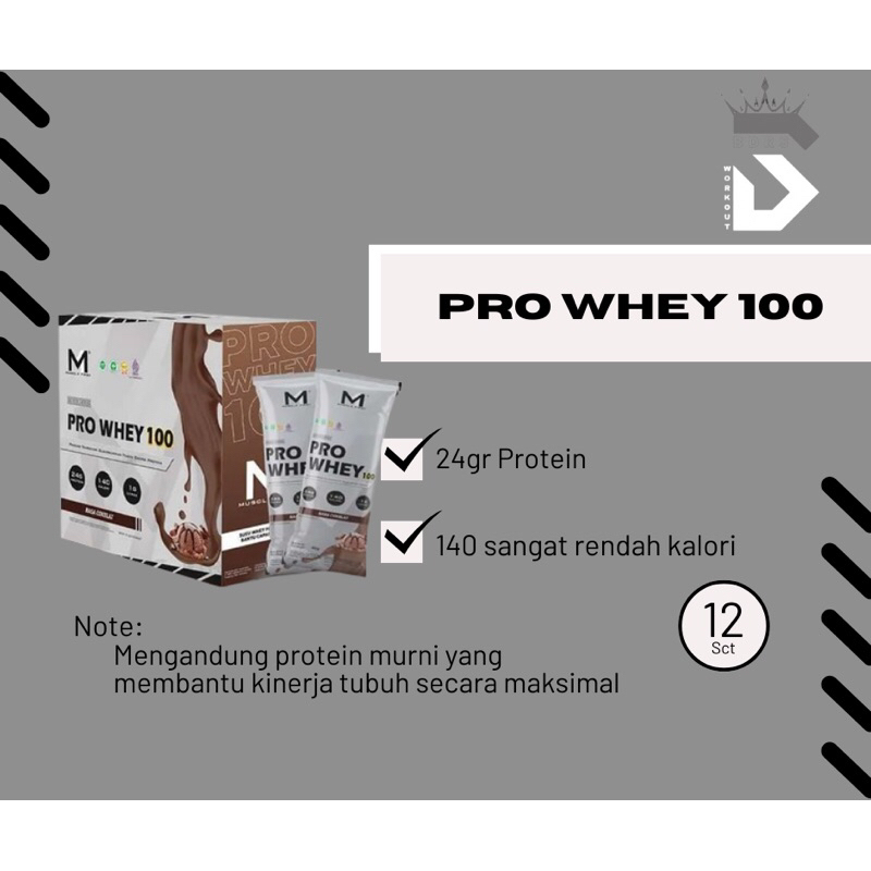 PRO WHEY BOX - PRO WHEY 100 - MUSCLE FIRST - SUSU WHEY PROTEIN - SUPLEMEN - NUTRISI - OLAHRAGA