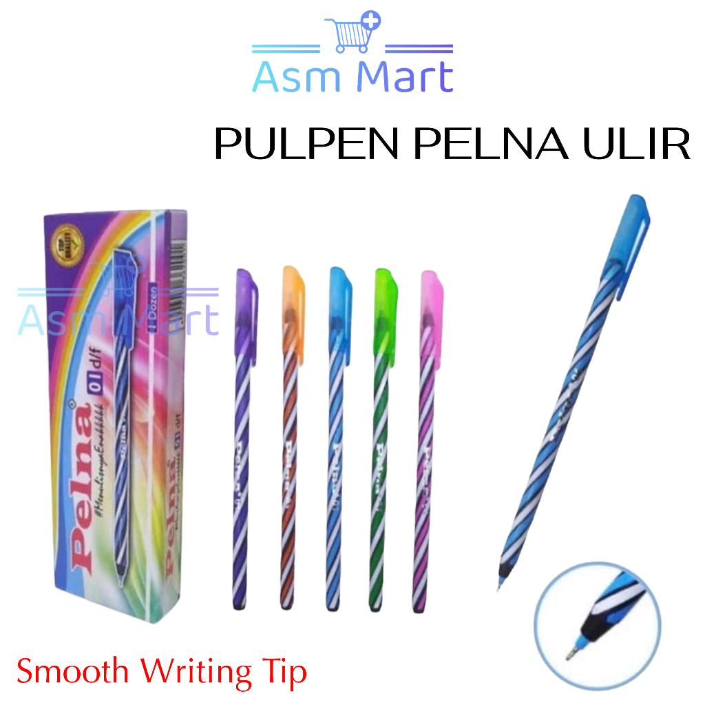 

ASM - ATK014 PULPEN ULIR PELNA 0.7MM ISI 12PCS / PULPEN ALAT TULIS SEKOLAH KANTOR / PEN / BALLPEN / BALLPOINT / PENA / PULPEN LILIN TERMURAH