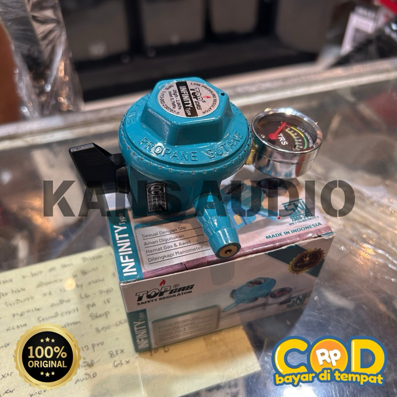 TOPGAS Kepala Regulator Kompor Gas Original Anti Bocor