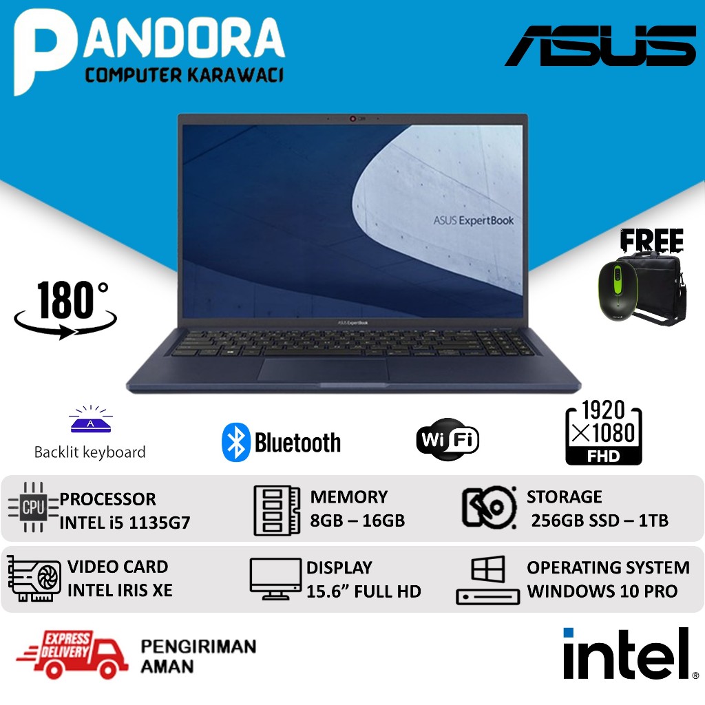 ASUS EXPERTBOOK B1500CEAE i5 1135G7 16GB 1TB SSD 15 FHD WIN 11