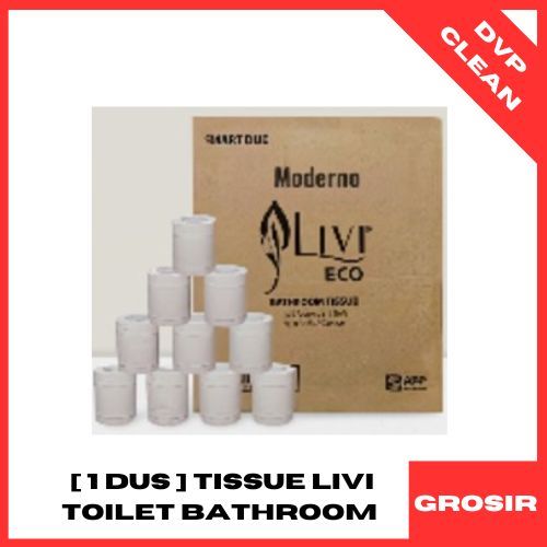 ( 1 dus ) Tissu Roll Livi Toilet Bathroom isi 100 roll