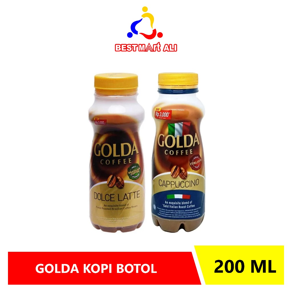 

Kopi Golda 200ml botol dolce latte dan cappuccino