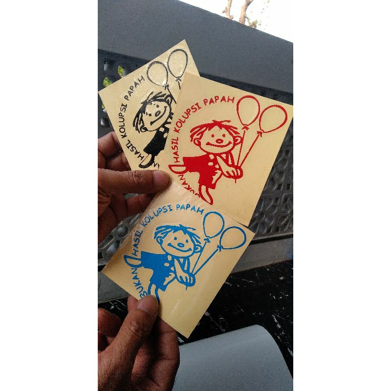 

Sticker Animasi Bagus Murah dan Berkualitas, Original cutting. warna Phospor (nyala jika kena cahaya)