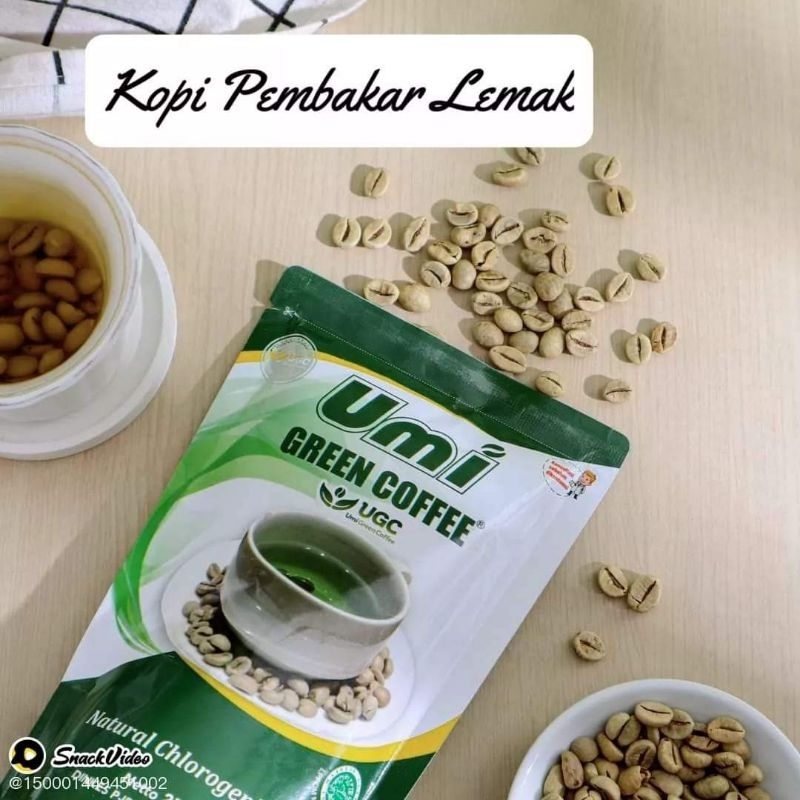 

UMI GREEN COFFEE PELANGISNG ALAMI ORIGINAL 100% PELUNTUR LEMAK