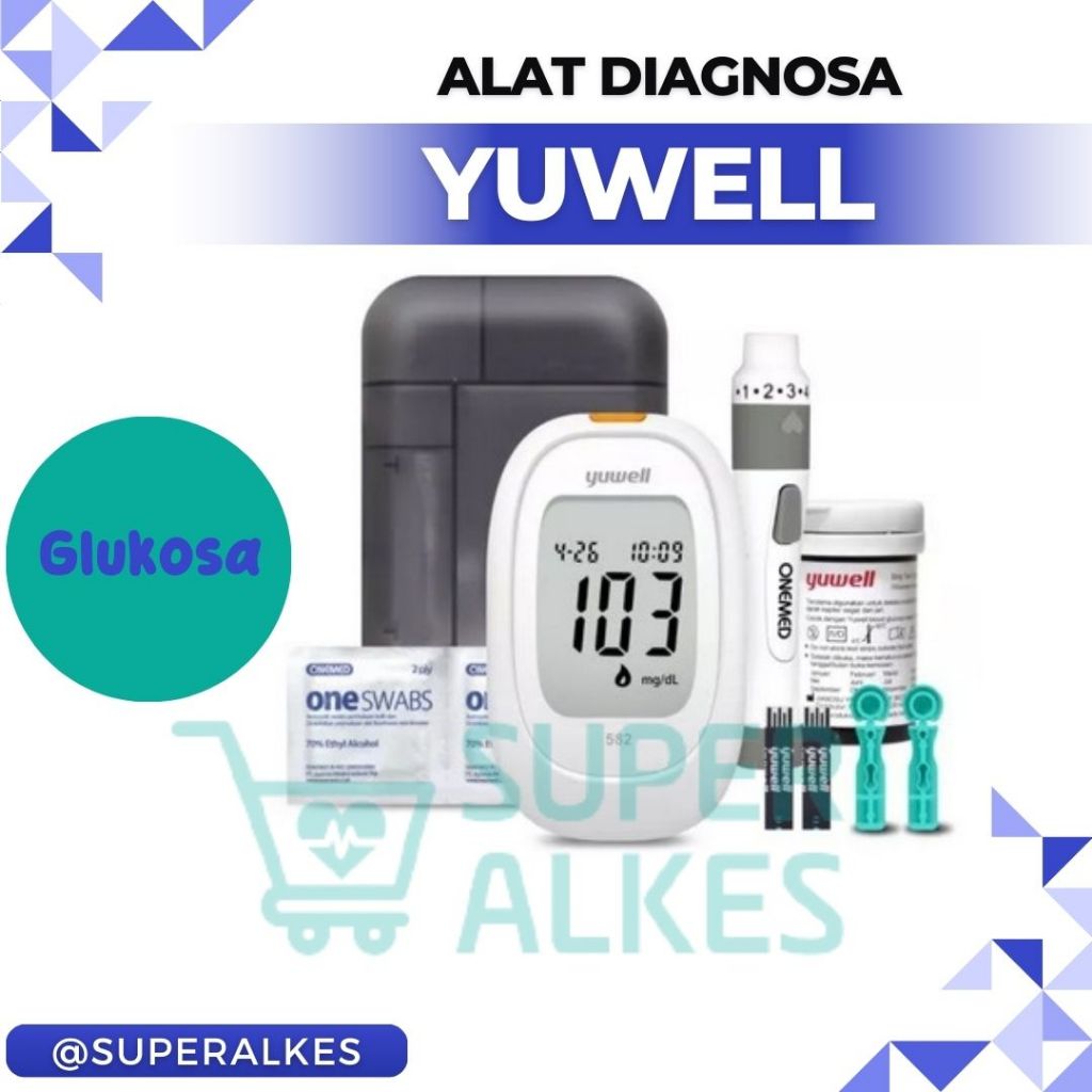 ALAT CEK GULA DARAH YUWELL / ALAT PEMERIKSAAN GULA DARAH