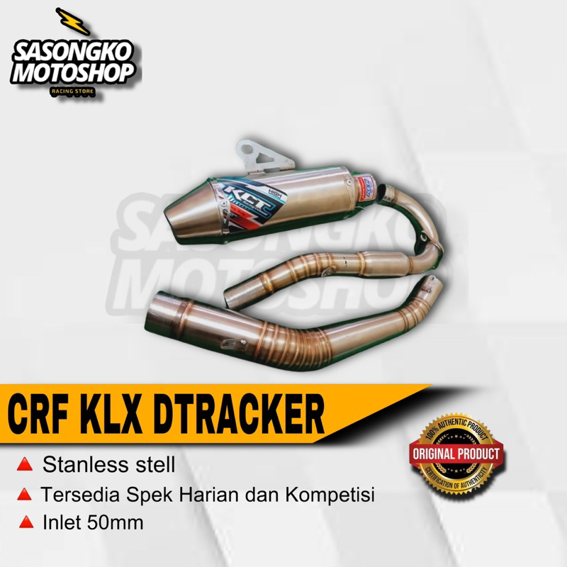 KNALPOT ORIGINAL KCT RACING PNP CRF150L KLX150 DTRACKER WR155