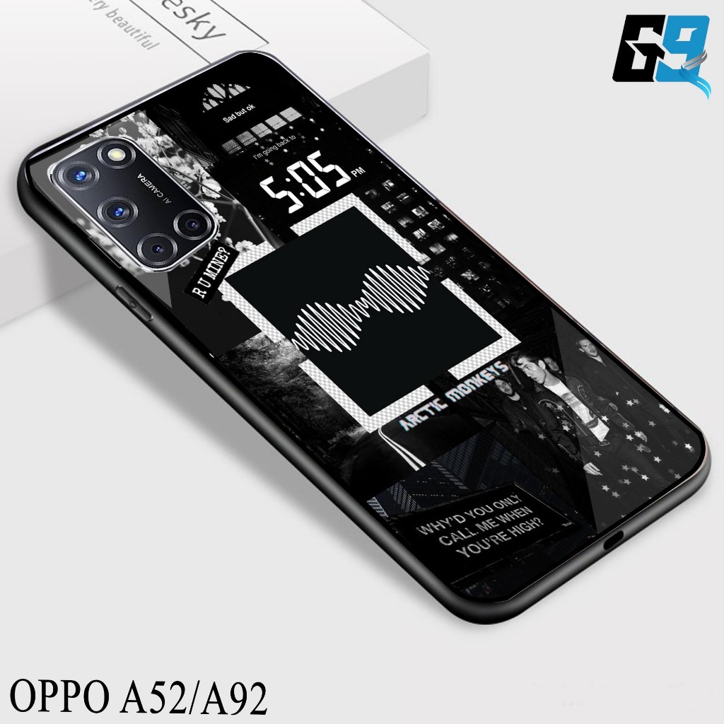 Case Oppo A52/A921 [ BlackAesthetic 01 ] Aneka casing, case, kondom hp, custom case, case aesthetic 