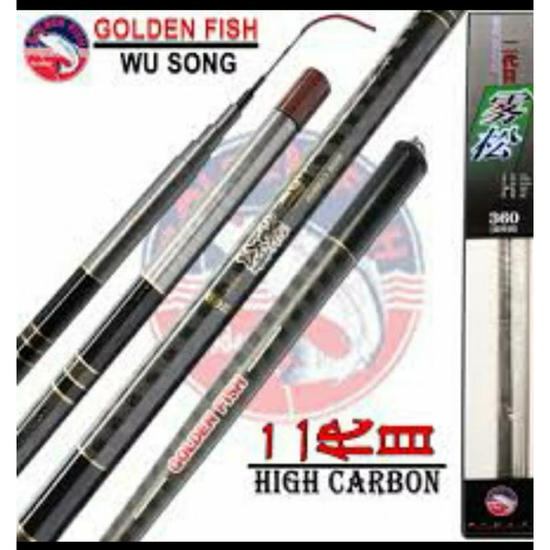 tegek carbon golden fish wu song wusong 450