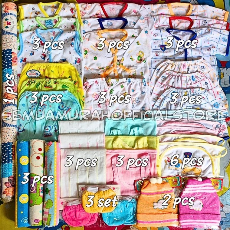 KODE A16I Perlengkapan Bayi Baru Lahir New Born Lengkap Dan Komplit Paket Hemat Peralatan Baby Murah
