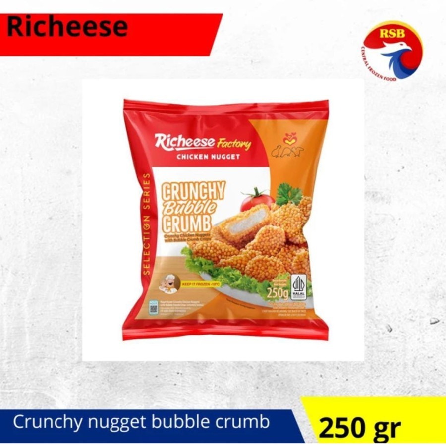 

Richeese crunchy nugget bubble crumb 250 gr