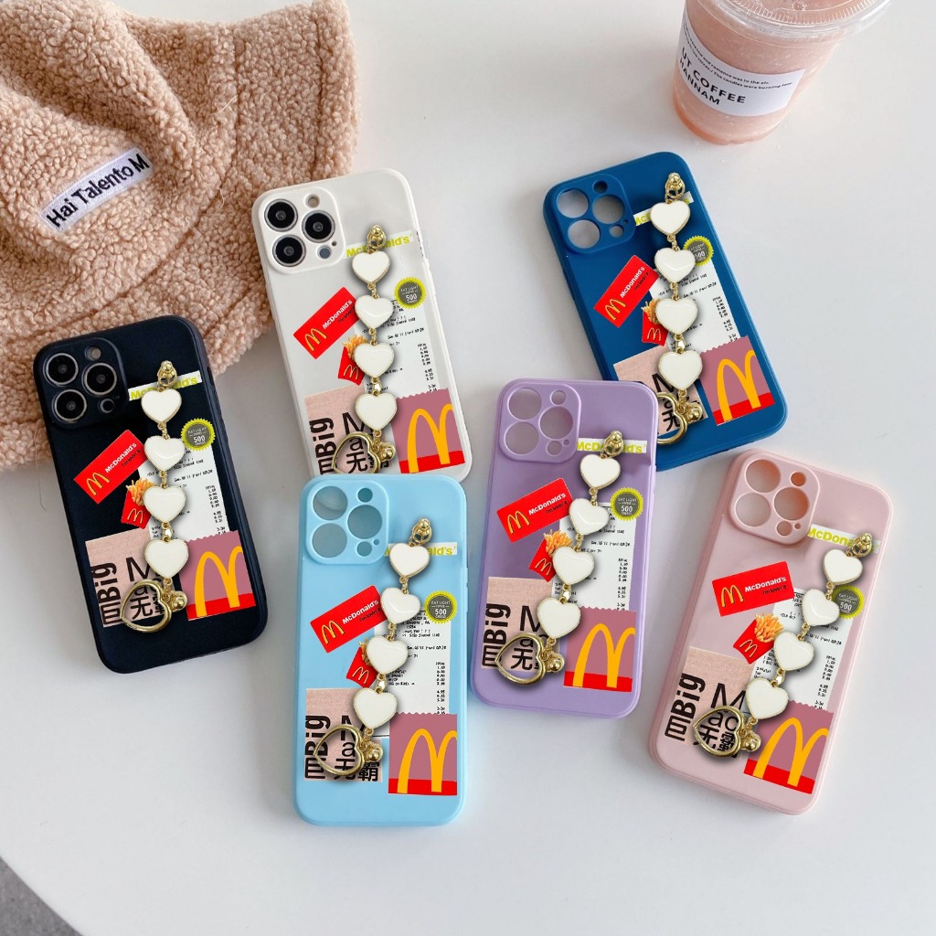 GM002 softcase mcd rantai mutiara 1phone 6 6s 6g 7 7g 8 6+ 6s+ 7+ 8+ X XS XR 13 BB6625