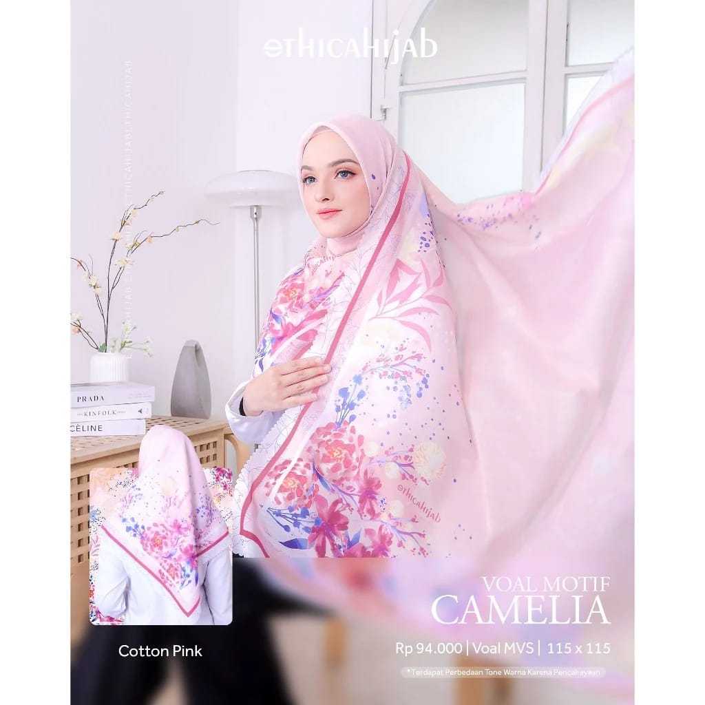 HIJAB ETHICA VOAL MOTIF CAMELIA