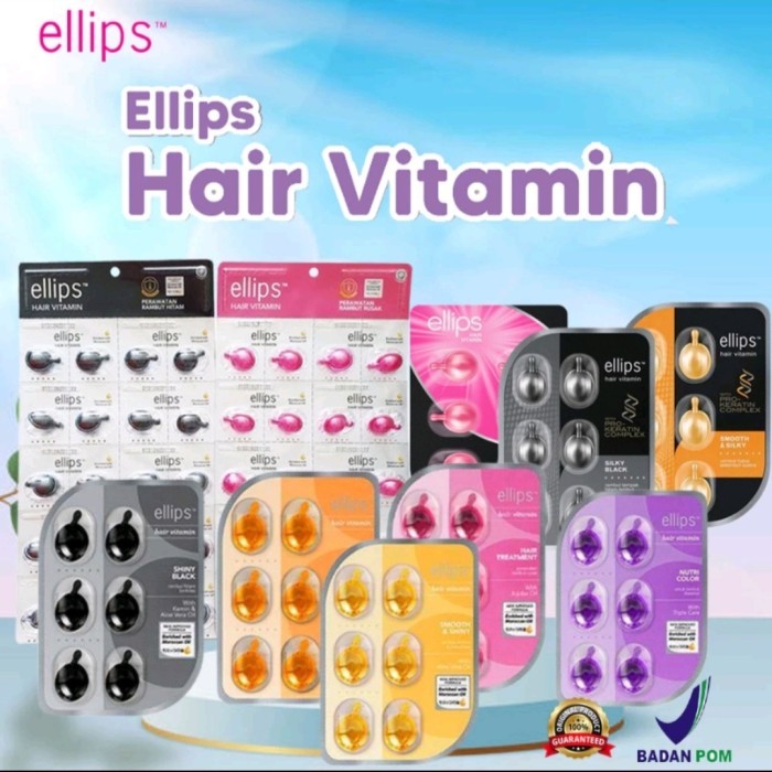 ELLIPS VITAMIN RAMBUT SACHET/VITAMIN RAMBUT/ELLIPS HAIR VITAMIN KERATIN